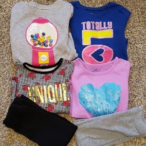 Girls mixed clothes lot size 4/5